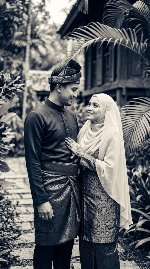 Potret pasangan pengantin